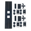 City Train Track Series Building Block Retro Train Base Assembly Model DIY Accessories Compatible MOC Bricks. 