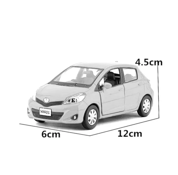 RMZ%20City%20Toy%20Vehicle%20Diecast%20Model%201:36%20Scale%20TOYOTA%20Yaris%20Vitz%20Pull%20Back%20Doors%20Openable%20Car%20Educational%20-%20Image%208