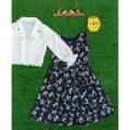 beautiful frock with jacket. 