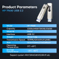  Flash Drive USB3.2 Disk 32GB 64GB 128GB 256GB High Speed External Storage Metal Pen Drive USB Sticks for PC Desktop. 