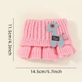 Baby Scarf Winter Neck Warmer for Kids Children Boys Girls Woolen Knitted Mustache Solid Warm Crochet Scarves Plaid Fashion Doll. 