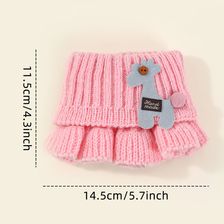 Baby%20Scarf%20Winter%20Neck%20Warmer%20for%20Kids%20Children%20Boys%20Girls%20Woolen%20Knitted%20Mustache%20Solid%20Warm%20Crochet%20Scarves%20Plaid%20Fashion%20Doll%20-%20Image%206