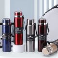 Insulated Water Bottle, 1 Litre Stainless Steel Water Bottle for 12 Hours Hot & Cold. 