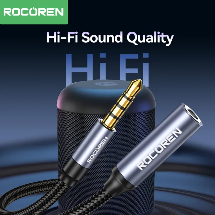 Rocoren%20AUX%20Cable%203.5mm%20Jack%20Male%20to%20Female%20Audio%20Extension%20Speaker%20Cable%20Converter%20for%20Phone%20Headphones%20Laptops%20Tablets%20Adapter%20-%20Image%205