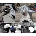 1/5Packs Outdoor Life-Saving Blanket  Aluminum Foil Solar Emergency Blanket Thermal Insulation Blanket For Outdoors Hiking Tool. 