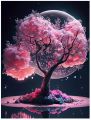 Diamond Painting 5D DIY Fantasy Moon Tree Landscape Full Drill Rhinestones Mosaic  Handmade Products Home Decor Gift. 