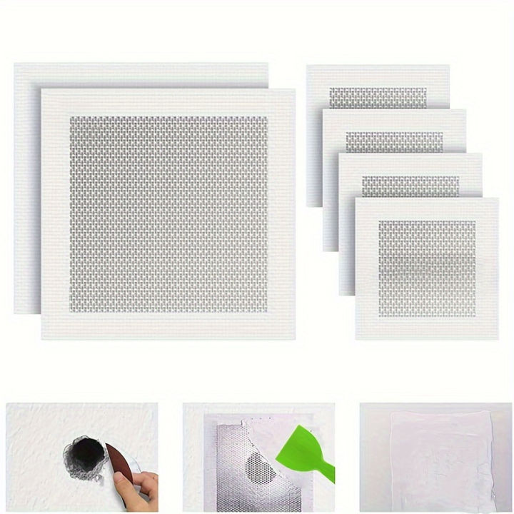 1pc Wall Repair Patch, Wall Hole Repair Patch, Crack Light Hole Repair Patch Metal repair wallboard material set, wall repair