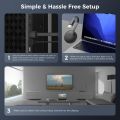 4K Wireless HDMI Display Dongle, Screen Mirroring Extender for iOS/Android/PC to HDTV/Projector, Support AirPlay/Miracast/DLNA. 