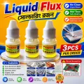 Powerful Rosin Soldering Agent No-Clean Flux White Stainless Steel Plate 18650 Battery Welding Water Flux.