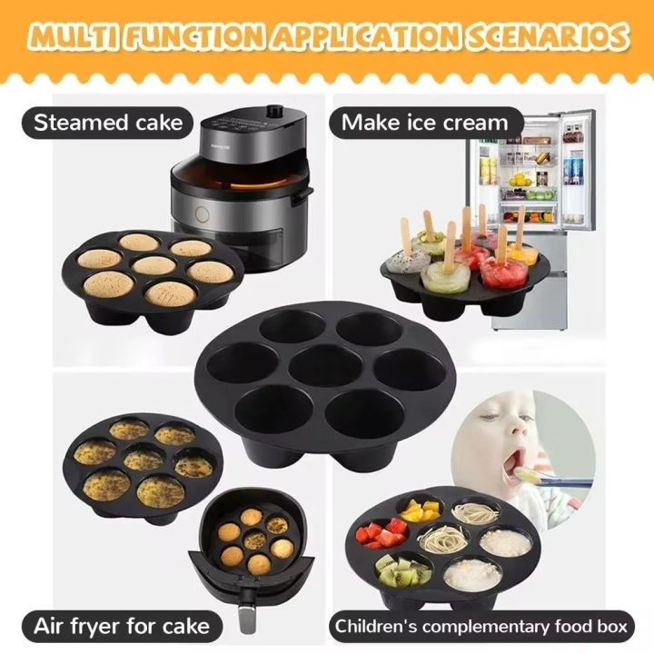 Silicone%207%20Holes%20Cake%20Mold%20Home%20Party%20Baking%20Utensils%20Diy%20Cylindrical%20Mold%20Air%20Fryer%20Accessories%20Baking%20Tools%20Cake%20Molds%20-%20Image%204
