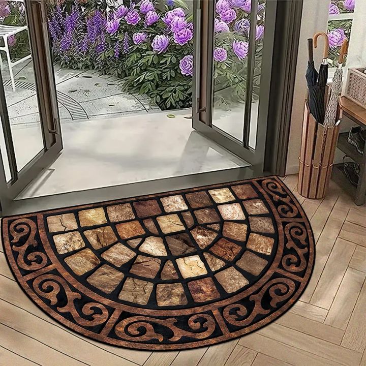 VIKAMA%20Summer%20American-style%20Retro%20Anti-slip%20Entrance%20Door%20Mat,%20Wear-resistant%20Entrance%20Hall%20Absorbent%20Carpet,%20Home%20Decoration%20-%20Image%207