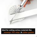 45-135 Degree Multi-Angle Mitre Scissors Cutter for PVC Pipe Wall Panel Molding Trim Wire Slot Angular Cutting Tool. 