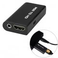 PS2 to HDMI Converter 1080P - Full HD Adapter with 3.5mm Audio Jack for PlayStation 2, Supports 480i/480p/576p &All Display Mode. 