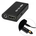 PS2 to HDMI Converter - 1080P Full HD Adapter with 3.5mm Audio Output, Supports 480i/480p/576i & All PS2 Display Modes. 