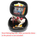 PU Outdoor Reel Bag Spinning Reel Case Fishing Bag  Shockproof Waterproof Fishing Tackle Storage Case Cover. 