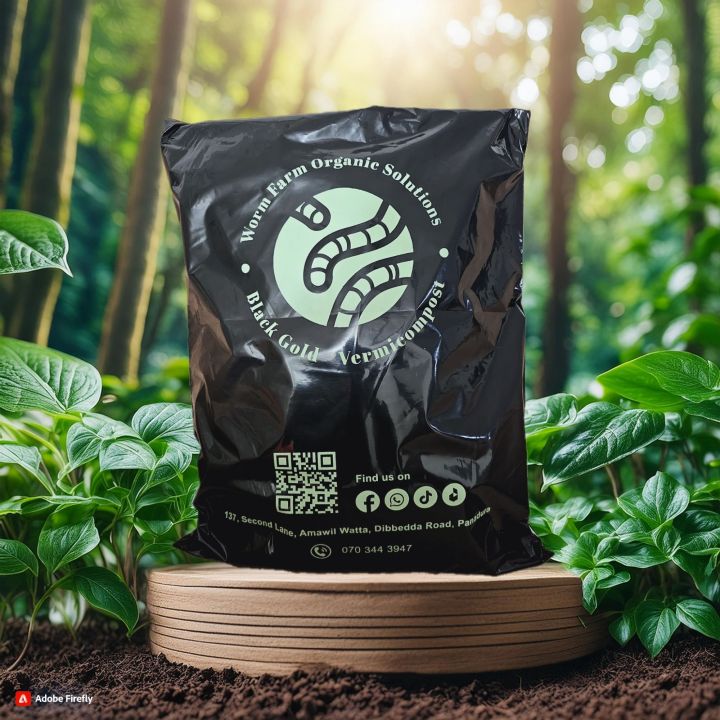 Vermicompost - Black Gold (5 KG) | Fertilizer | Worm Farm Organic Solutions