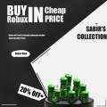 Roblox | Robux | Robux in cheap price | 100 Robux | 400 Robux | 700 Robux | Customisation Available | All available on Sabirs Collection | Trusted. 
