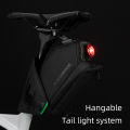 ROCKBROS Bicycle Bag MTB Road Bike Tail Bag Water Bottle Bag Waterproof Saddle Seatpost Rear Bag 1.5L Large Storage Cycling Bag. 