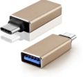 Multicolor Type-C To USB Type C Metal OTG, 1.5inch Female OTG Adapter. 