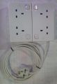 Heavy-duty Extension Cord - 3 Meter Wire Code Multi Plug - 13A Trailer Multi Socket. 