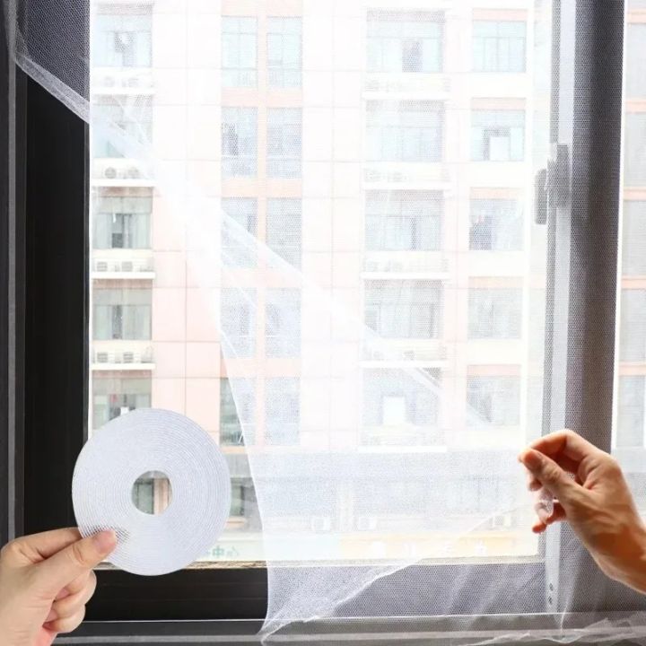 Summer%20Self-adhesive%20Thickened%20Mosquito%20Proof%20Window%20Screen%20Mesh%20Easy%20DIY%20with%20Velcro%20Polyester%20Household%20Indoor%20Protective%20Net%20-%20Image%202