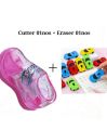 Shoe Shaped Sharpener/Cutter Magic Multicolor-01 pcs + Eraser 01 pcs. 