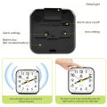 Silent Bedside Alarm Clock Retro Alarm Clock Classic Small Clock with Night Light Snooze Portable Desk Alarm for Childr Bedroom. 