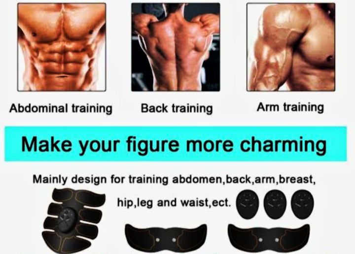 Wireless EMS Training Gear - Electric Muscle Stimulator for Abs Workout
