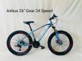 26 inchi 21 Speed Gear Cycle With Suspension Lockout fork High Rim Coloring Fat Spoke With Shimano Parts.