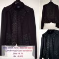 M&S Black Detailed Jacket. 