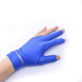 Spandex Snooker Billiard Cue Glove Pool Left Hand Open Three Finger Accessory. 