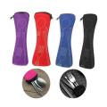 7/3 Pcs Stainless Steel Outdoor Camping Tableware Set Of Pieces Western Food Steak Knife Fork Spoon Creative Cloth Bag Portable. 
