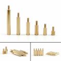 10-50pcs Hex Brass Standoff, PCB Motherboard Mount Spacer Assortment Kit, M2 M2.5 M3 M4 Male Female Threaded Pillar. 