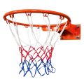 High Quality Durable Standard Size Nylon Thread Sports Basketball Hoop Mesh Net Backboard Rim Ball Pum 12 Hooks Net. 