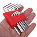 5/8/11 Pcs Allen Wrench Metric Wrench Inch Wrench L Wrench Size Allen Key Short Arm Tool Set Easy To Carry In The Pocket. 