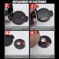 Car Ashtray with LED Light Portable Car Ash Holder Large Capacity Sealed Car Cigarette Ashtray Container Easy To Clean Universal.