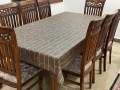 Fancy Dining Table Cover Sheet for 4 Seater 6 Seater or 8 Seater Dining Table. 