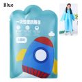 High Quality Vacuum Compression Kids Raincoat Travel Waterproof Rain Coat Thickened Card Packaging One-Piece Raincoat Children.