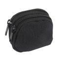 Nylon Double Zipper Pocket Coin Purse Men Tactical Molle Pouch Lightweight Outdoor Small Card Holder Keys Storage Belt Waist Bag. 