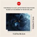 Vinyl Notebook Case Wolf Sticker, 2-Pack, Scratch Resistant DIY Art Case for Laptops - Easy to Paste.