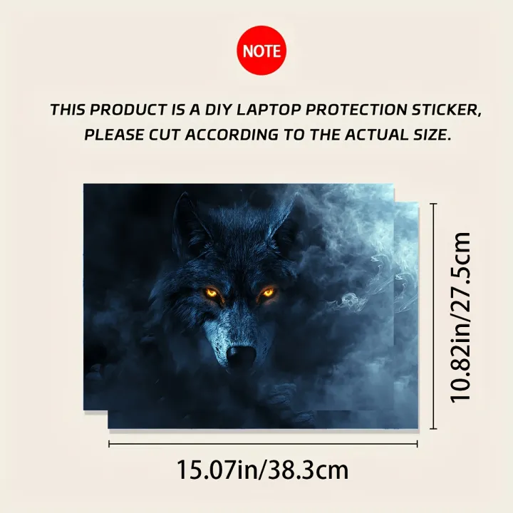 Vinyl%20Notebook%20Case%20Wolf%20Sticker,%202-Pack,%20Scratch%20Resistant%20DIY%20Art%20Case%20for%20Laptops%20-%20Easy%20to%20Paste%20-%20Image%206