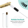 10Pcs/Set Multifunctional Portable Stainless Steel Household Bottle Brushes Cleaner Glass Washing Tube Cleaning Brush Set.