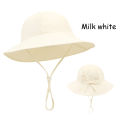 Children's sun hat 2025 new bowl hat fisherman hat cute super cute sun hat breathable fisherman hat. 
