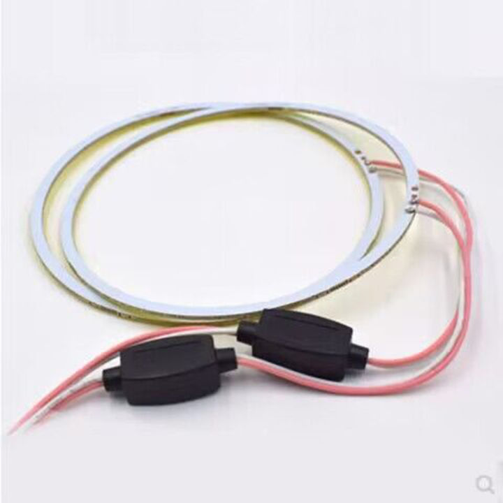 2pcs%20Car%20Headlight%20Cob%20Aperture%20Angel%20Eye%20LED%20COB%20White%20Light%20Circle%2060/70/80/90/100/110/120mm%20Motorcycle%20Moto%20Auto%20Lights%20-%20Image%204