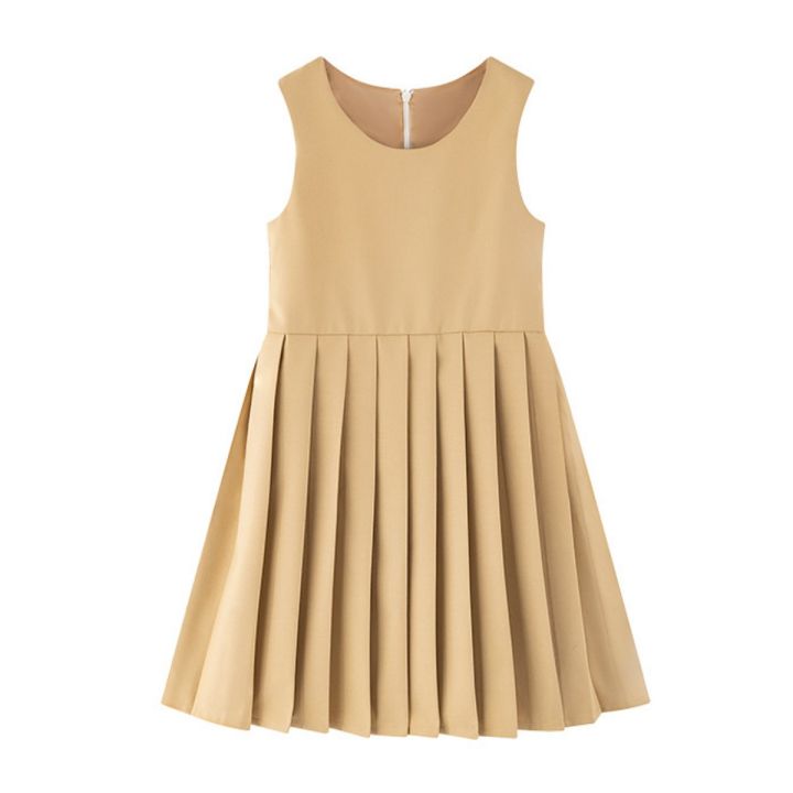 Girl%20School%20Uniform%20Dress%20Khaki%20Gray%20Royal%20Blue%20Color%20Children%20Long%20Dress%20Size%20110-170%20-%20Image%204