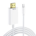 Lightning to HDMI 2.0 Cable for iPhone Digital AV Adapter 1080P HD Video Sync Screen Connector for TV Projector Monitor.