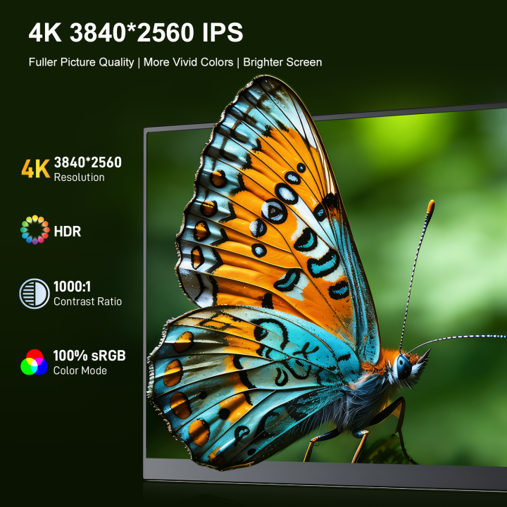 HOWENS%203840*2560%2014-inch%204K%20Portable%20Monitor%2060HZ%20For%20Laptop%20XBox%20PS4%20/%205%20Switch%20TV%20Box%20Cell%20Phone%20PC%20Extension%20Mobile%20Display%20-%20Image%202