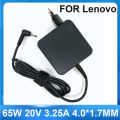 20V 3.25A 65W 4.0*1.7mm AC Laptop Charger For Lenovo IdeaPad 330s 320 100-15 B50-10 YOGA 710 510-14ISK Redmibook 14 13 Adapter.