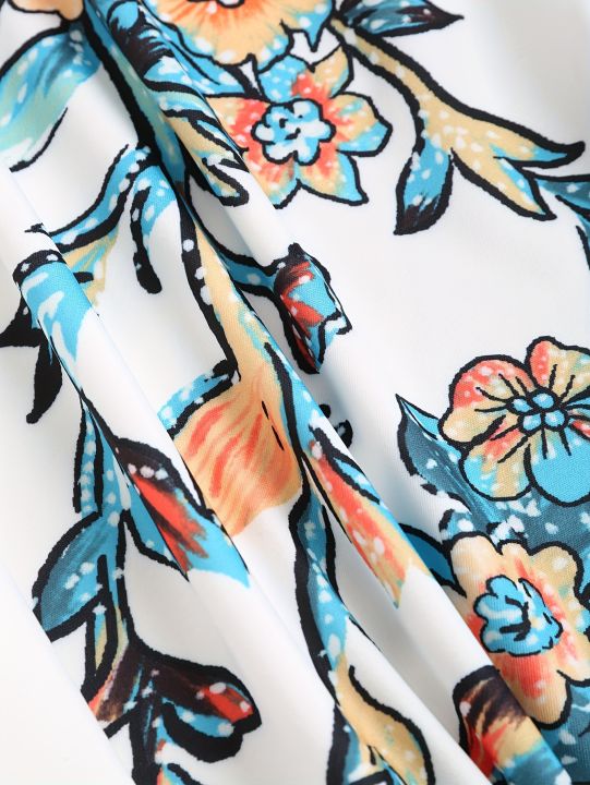Summer%20Holiday%20Flower%20Leaf%20Printing%20Plus%20Size%20Dress%20Trumpet%20A-Shaped%20Sling%20Mini%20Dress%20-%20Image%206