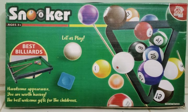 Billibard Snooker Play Game for Kids